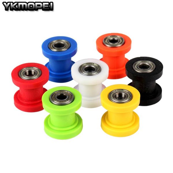 

8/10mm drive chain roller pulley wheel slider tensioner wheel guide for enduro motorcycle motocross pit dirt bike atv crf cr xr