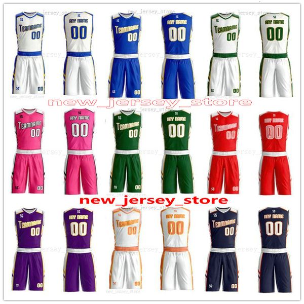 

customize any name any number man women lady youth kids boys basketball jerseys sport shirts as the pictures you offer zz0190, Black;red