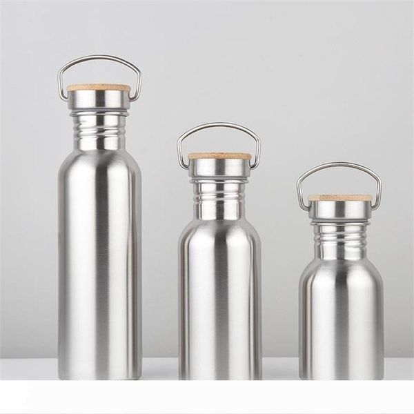 

stainless steel water bottle convenient kettle outdoor fitness sport cup insulation cold retaining non toxic for drinking 12jb3 dd