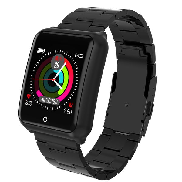 

fitness smart watch men women tracker heart rate monitor blood pressure waterproof sports running smart watches for ios android, Slivery;brown