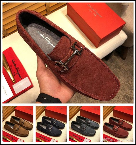 

19fw мужская обувь платье luxury brands leather повседневная мужчины pointy обуви мужчины flats круглый toe удобная мужчины платье обуви плю, Black