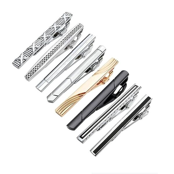 

metal silver tie clip for men wedding necktie tie clasp clip gentleman bar crystal pin for mens gift@88, Silver;golden