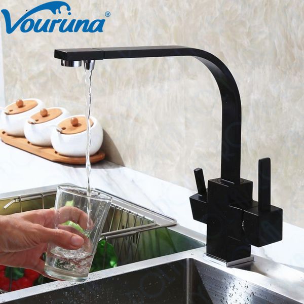 2020 Vouruna Cubix Clean Water Filter Tap Three Way Kitchen