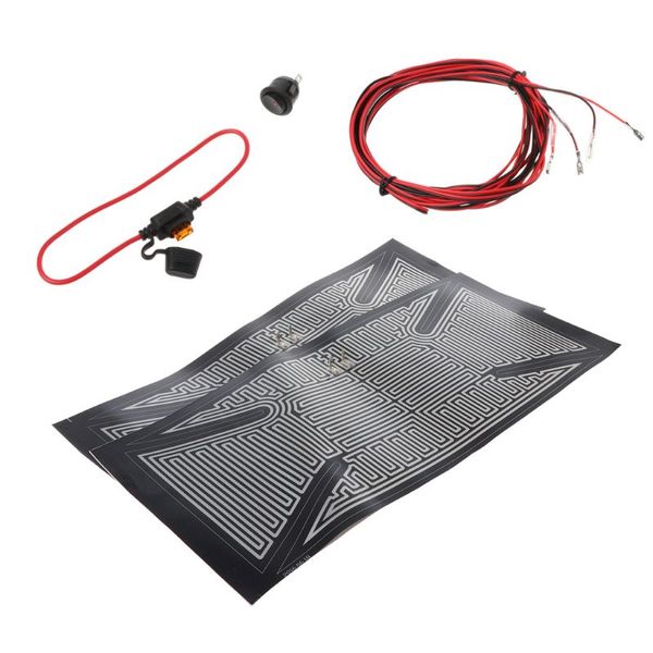 

truck rearview mirror glass heated pad defoggers kit quick warm side mirrors ice rain frost remove