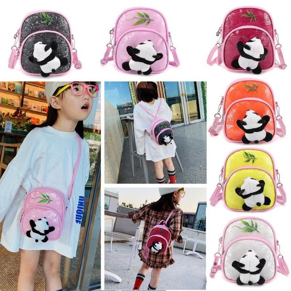 

backpacks hit color kids cute cartoon backpack sequins schoolbags children shoulder crossbody bag for hiking