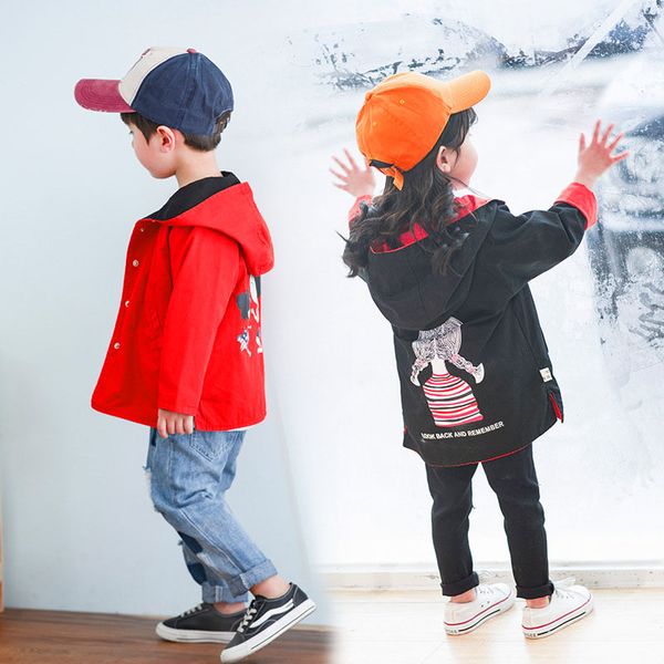 

spring autumn nylon children girls turn down collar hooded jacket on both sides wear fashion coat, Camo
