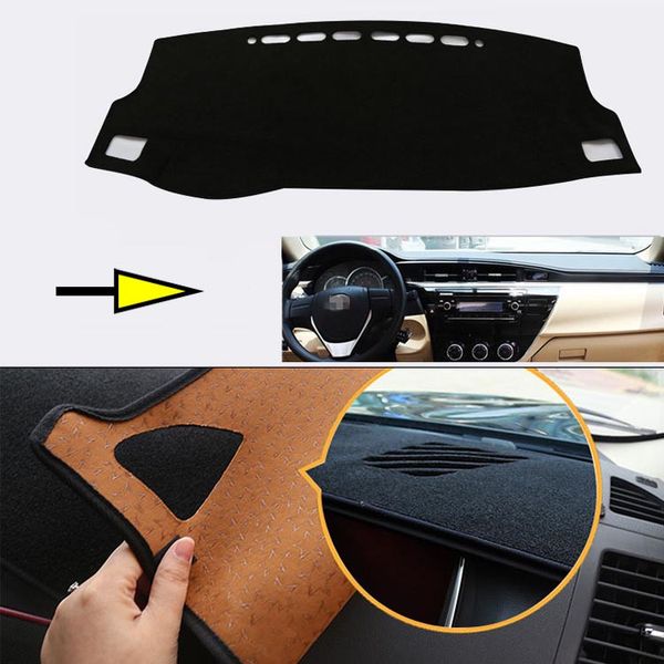 

brand new interior dashboard carpet pphobism protective pad mat for corolla 2014-2016