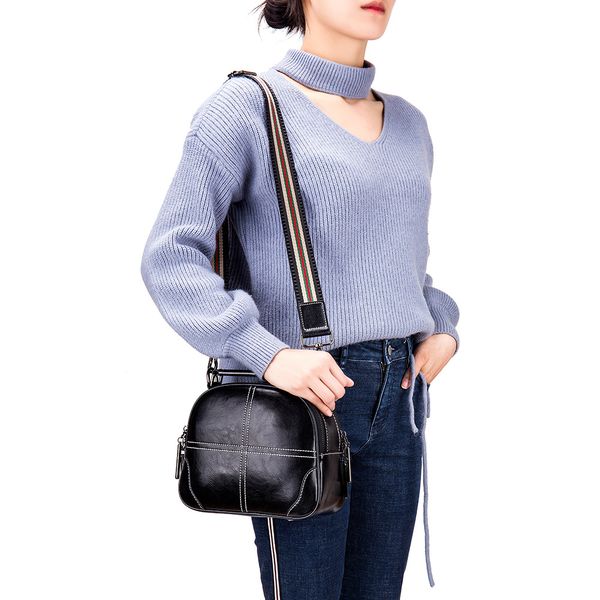

2019 messenger bag, shell bag, multi-layer zipper, new one shoulder bag