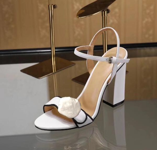 

Top quality luxury Designer style real Leather Heels Women Unique Letters Sandals Dress Wedding Shoes Sexy Brand shoes