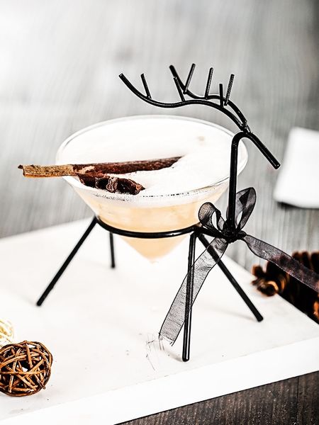 

new brandreth mule deer martini cocktail glass wedding party bar nightclub champagne coupes flutes cone muller tipsy wine cup
