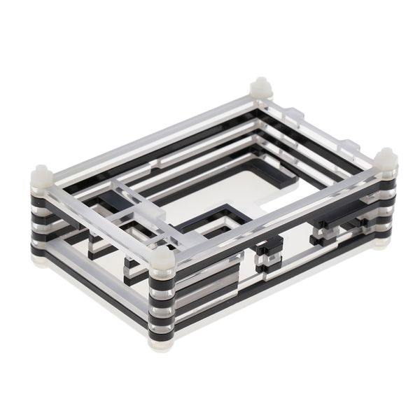 

9layer акриловый чехол корпус коробки чехол для малина pi 3.5-дюймовый жк-дисплей