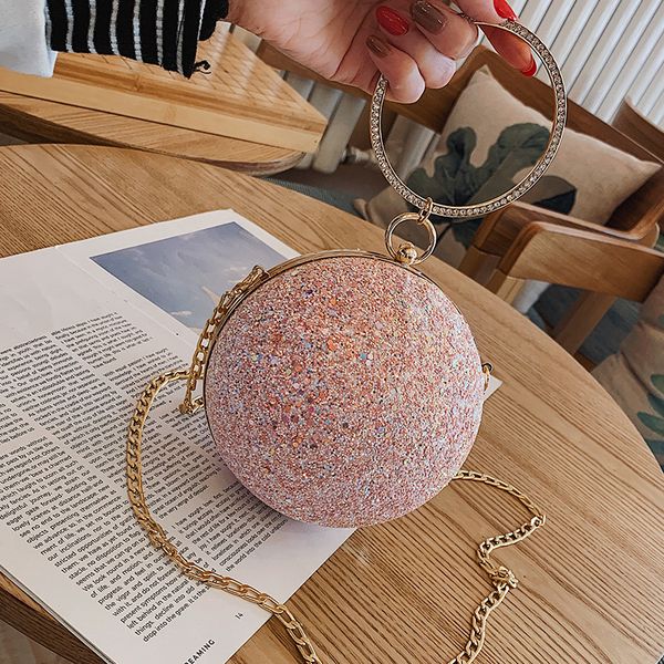 

round pu leather crossbody bags for women 2020 tote shoulder messenger bag female handbags ladies hand sling bag