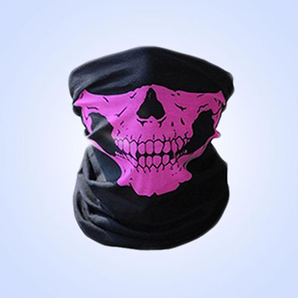 

1 pcs women men bike motorcycle skull bandana scarf neck mask ski helmet