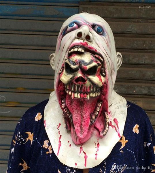

costume accessories walking dead zombies cosplay masks latex mask halloween scary film, Silver