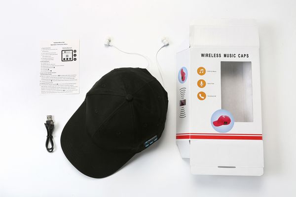 

men women bluetooth headphone cap wireless sports earphone hat bluetooth v4.1 music hat cap speaker earphones baseball hats dhl free