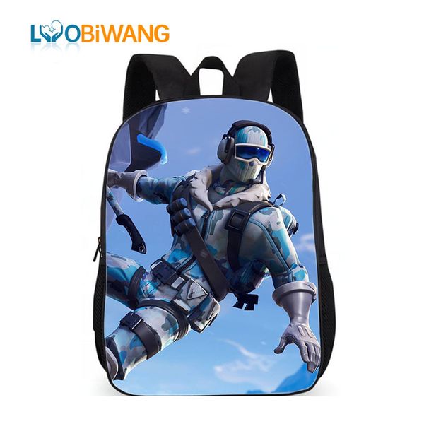 

luobiwang printed schoolbag for teenager boys and girls cartoon character backpack child mochila schoolbag