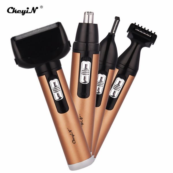 

4 in 1 nose hair beard eyebrow rechargeable electric trimmer electric nose trimmer ear shaver clipper nose beard hair cutter