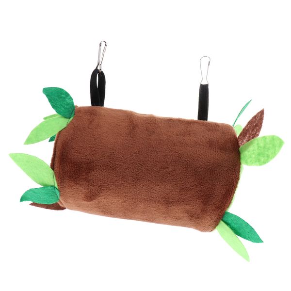 

soft pet bird hamster squirrel hammock hanging cage nest tunnel house toy