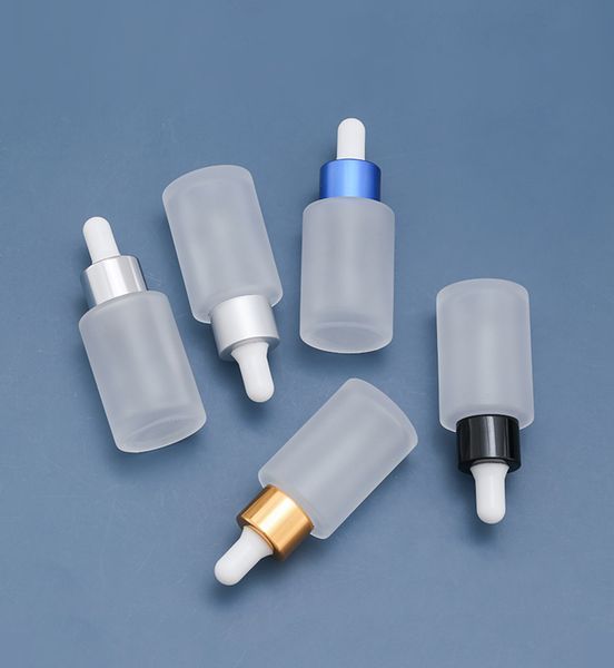 

factory price 30ml dropper bottle frosted glass perfume essential oil essence aromatherapy electronic cigarette oil cosmetic container vials