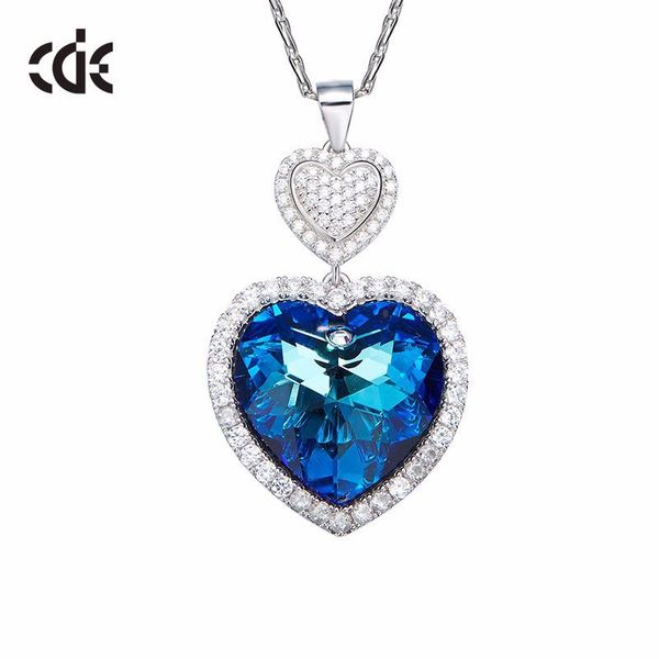 

wedding party silver s925 beaded pearl gift woman lady diamond jewelry necklaces for bride acting initiation graduation cde-403