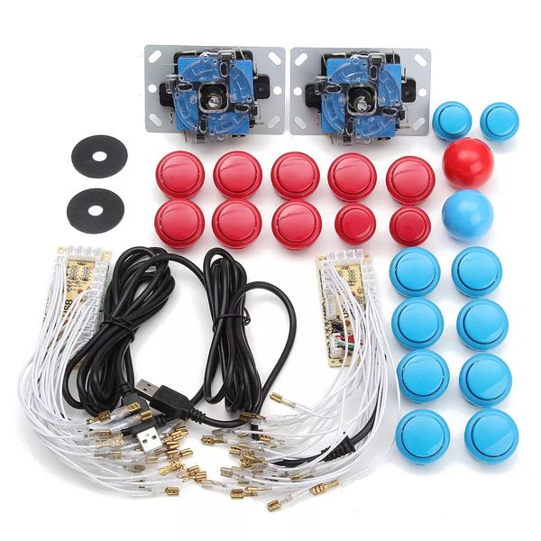 

arcade diy kits parts usb encoder for pc joystick with 20pcs buttons