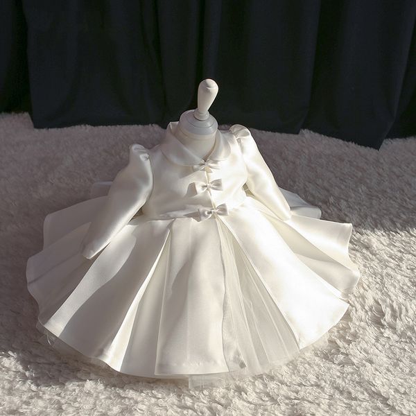 

tick tok 2020 new baby dress children's princess dress girl's pompous flowery lovely girl's wedding summer, Red;yellow