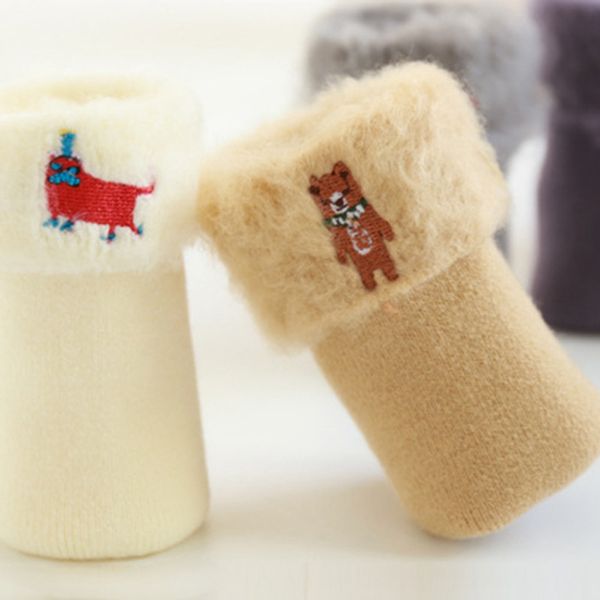 

0-6t baby girl cute embroidery cartoon pattern cotton stockings party infant children soft leg warmer cartoon stocking, Blue