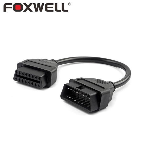 

universal car obd2 extension cable 30cm 16 pin obdii obd 2 ii eobd extend connector adapter interface auto diagnostic tool 16pin