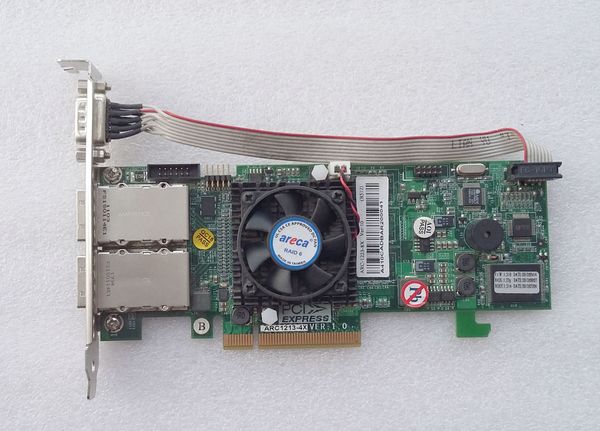 

arc-1223-8x pci-e версии 1.0 6 гбит / с sas / sata raid адаптер карты