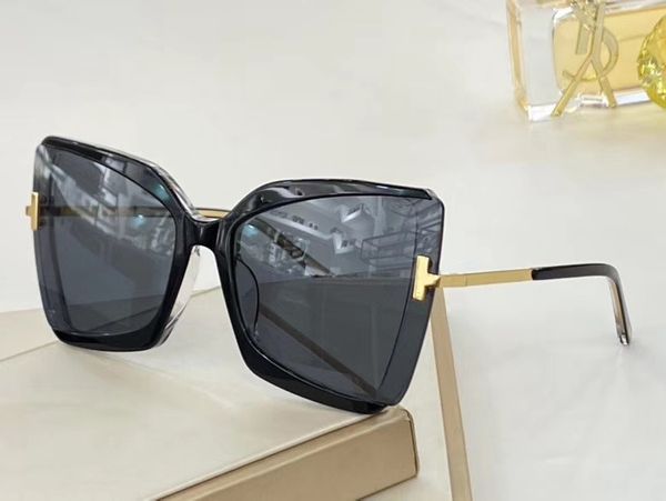

fashion 0766 sunglasses gia 766 black crystal / smoke des lunettes de soleil womens sun glasses new with box