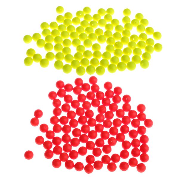 

100pcs fishing floating bobbers drift ball foam strike indicator fishing accessories 6mm 7mm 8.3mm