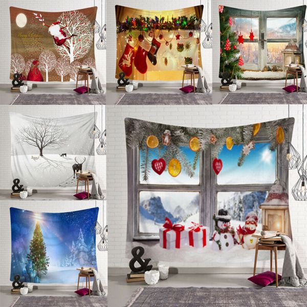 

usa christmas print tapestry wall hanging psychedelic tapestry home wall decor