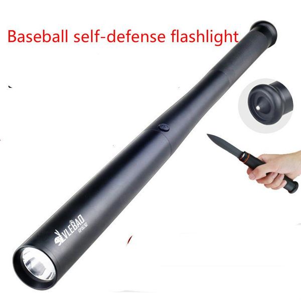 

multifunction car mace bat self-defense anti-wolf knife flashlight t6 ultra-bright security military tactical emergency flashlight