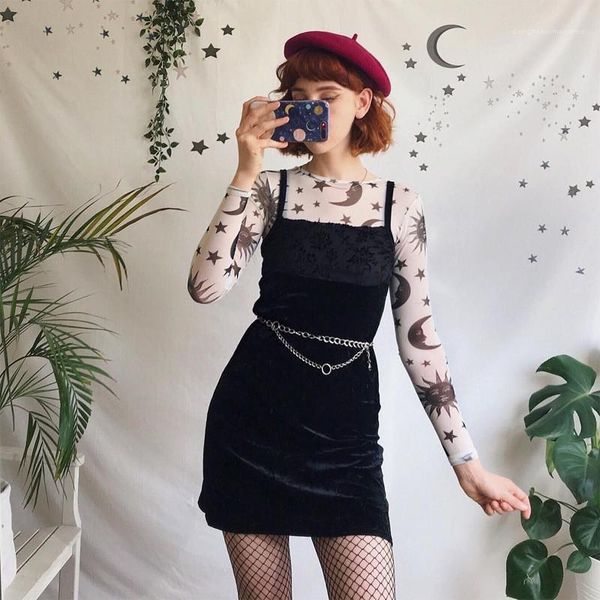 

экипаж шеи лето выдалбливают женщин тенниска cute crop с длинным рукавом подростковая дизайнер дамы основные тенниска, White