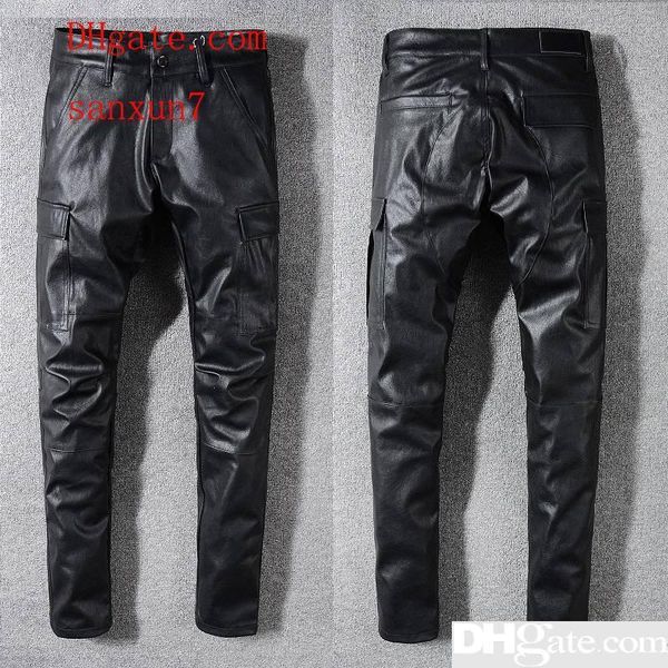 

mens designer jeans pants men pure leather pants mens designer pants men comfortable trousers mens jeans, Blue