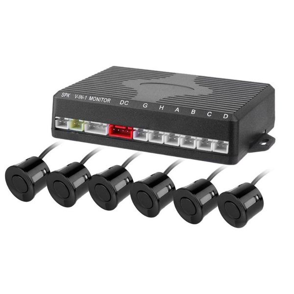 

1set car auto parking assistance detector reversing radar system with 6 sensors