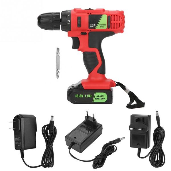 

16.8v electric lithium cordless drill screwdriver professional handheld tool