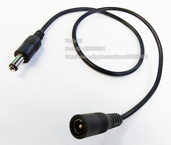 DC Power 5.5 * 2.1mm Cavo connettore prolunga maschio-femmina per telecamera CCTV DVR Circa 50CM / 10PCS