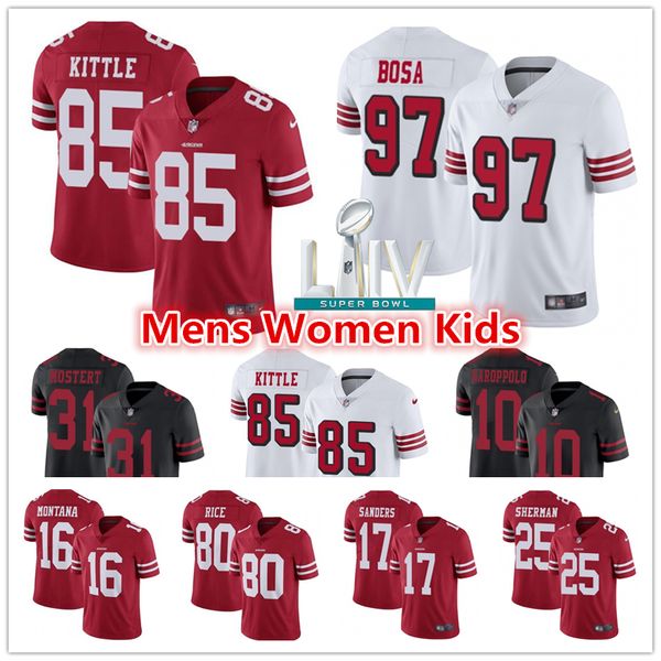 black and red joe montana jersey