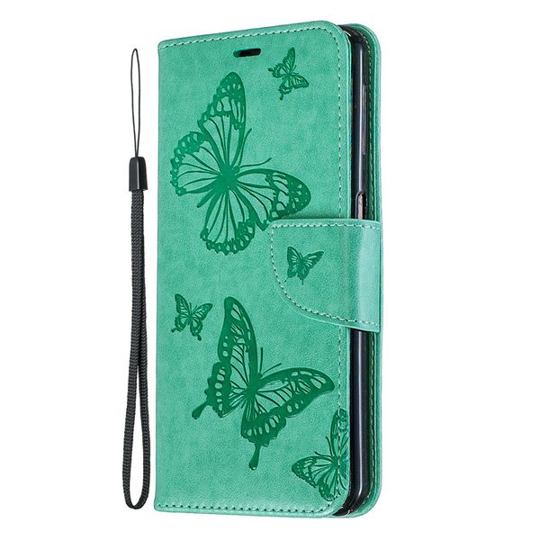 

for samsung galaxy m10/m20/m30/a6/a6 plus 2018/a7 2018 case cover embossed butterfly filp stand leather wallet with card slot