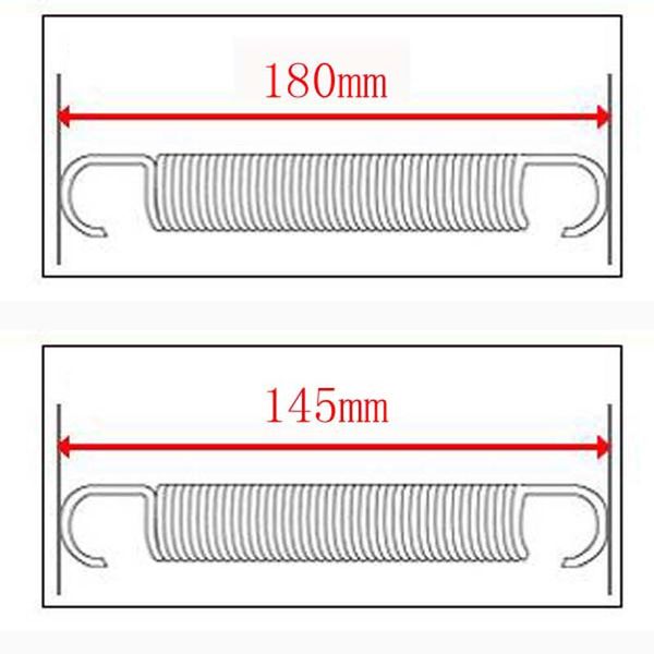 

trampoline replacement galvanized steel springs 145mm/180mm length for available