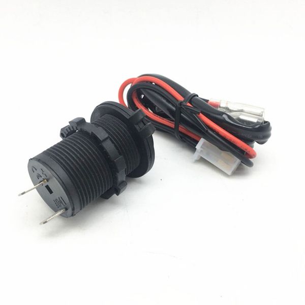 

12v power supply universal cigarette lighter maternal motorcycle waterproof cigarette lighter socket gps female seat