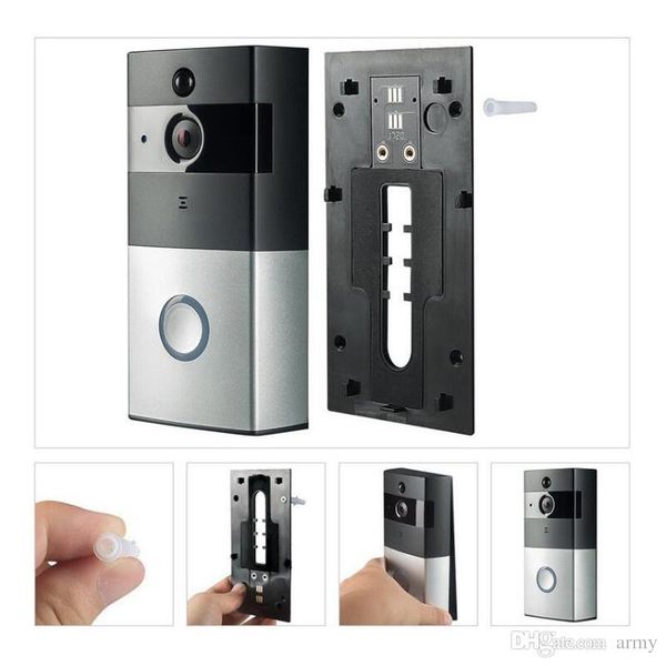 

Newest Wireless Battery Powered Smart Doorbell Camera Hot Smart Video Door Bell Practical Visiable Door Bell