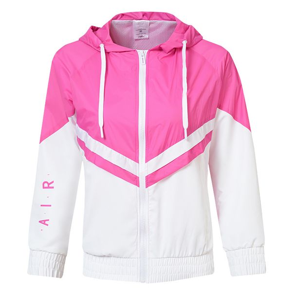 

fashion brand sport jacket for women spring autumn windbreaker sweatshirt outwear 2020 new arrival 4 color size wholesale, Black;brown