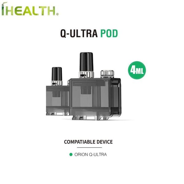 

100% Authentic ПОТЕРЯННАЯ VAPE Q-Ultra Pod 4мл Емкость Empty подходит картридж для Q-ULTRA POD KIT с ультра Boost, Coil