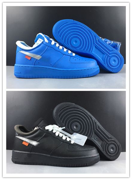 

2020 new off men women blue black white skate shoes luxury designer trainer sports athentic sneakers