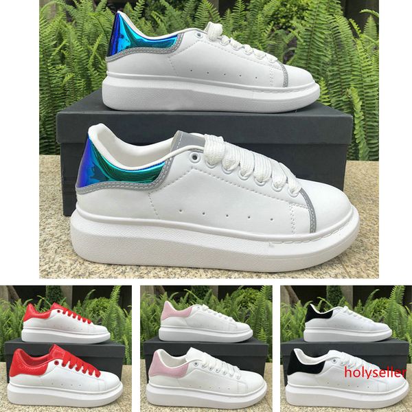 

fashion luxury mens designer shoes 3m reflective triple white black platform women men casual shoes flat designer sneakers 36-44 discount