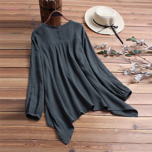

cap sleeve women casual chiffon long sleeve blouse shirts brown gray pink loose plus size woman  xl 2xl 3xl 4xl, White