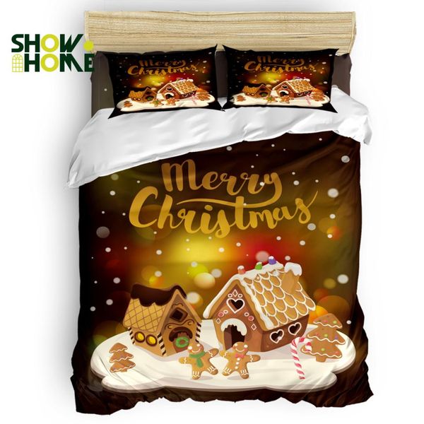 

showhome duvet cover merry christmasduvet cover set 4 piece bedding set for beds