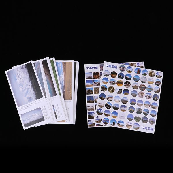 

1 box 180 pieces scenery postcards invitation cards for kids students adults - 98x180x19 mm